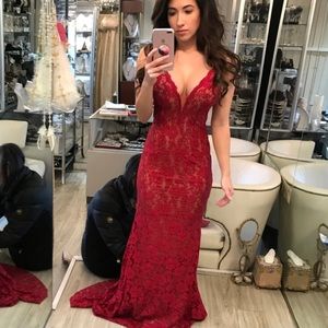 Gorgeous Jovani Dress with Swarovski Crystals